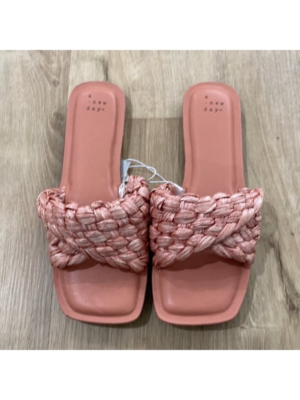 NEW Women’s A New Day Nicolette Raffia Sandals